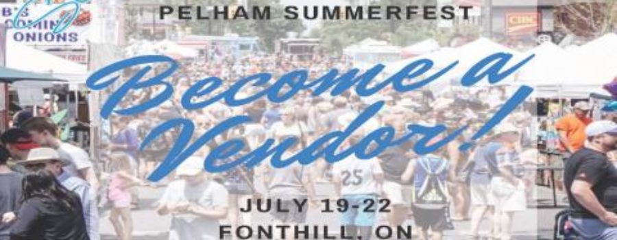 Book your Vendor Booth for Pelham Summerfest